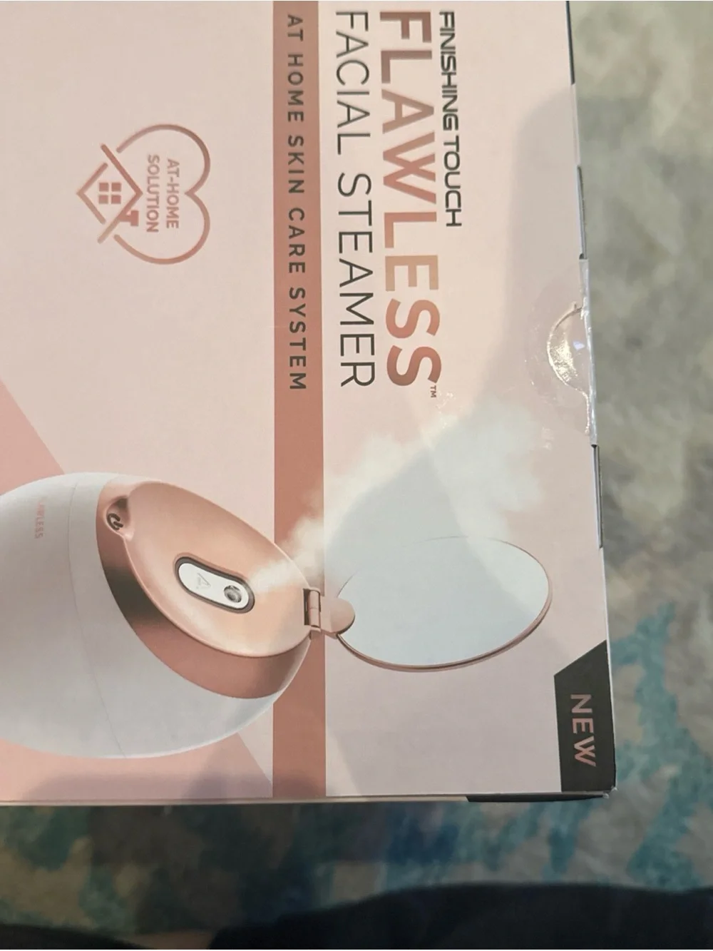 Flawless Facial Steamer - Pink/White